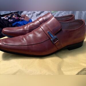 $34. Stacy Adams Beau Tan Leather Loafers